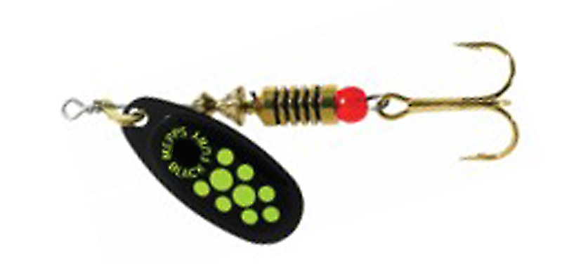 Блесна MEPPS BLACK FURY (black chartreuse dots) — купить Вертушки в Алматы | KORGAN