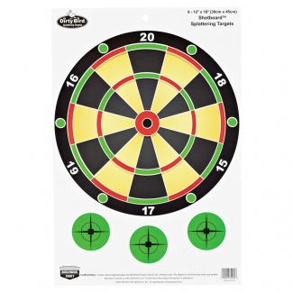 Мишени (бумажные) BIRCHWOOD Мод. SHOTBOARD DIRTY BIRD MULTI-COLOR для спортивной стрельбы в Алматы, Казахстан