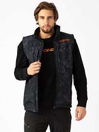 Жилет TRITON "RIDGE"  (тк.soft shell)(сетка)(серо/чёрный) для рыбалки и охоты в Алматы, Казахстан