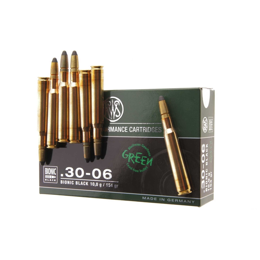 Купить Патрон для нарезного оружия RWS (.30-06 Sprg.) Bionic Black (154grs)(10,0г) в Алматы | Казахстан | Корган Центр