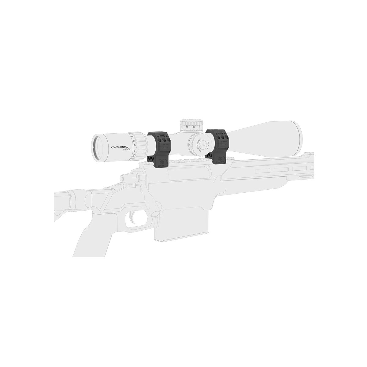 Кольца (2шт) для оптики VECTOR OPTICS Moд. X-MOD Алматы, Қазақстандағы оптикаға арналған