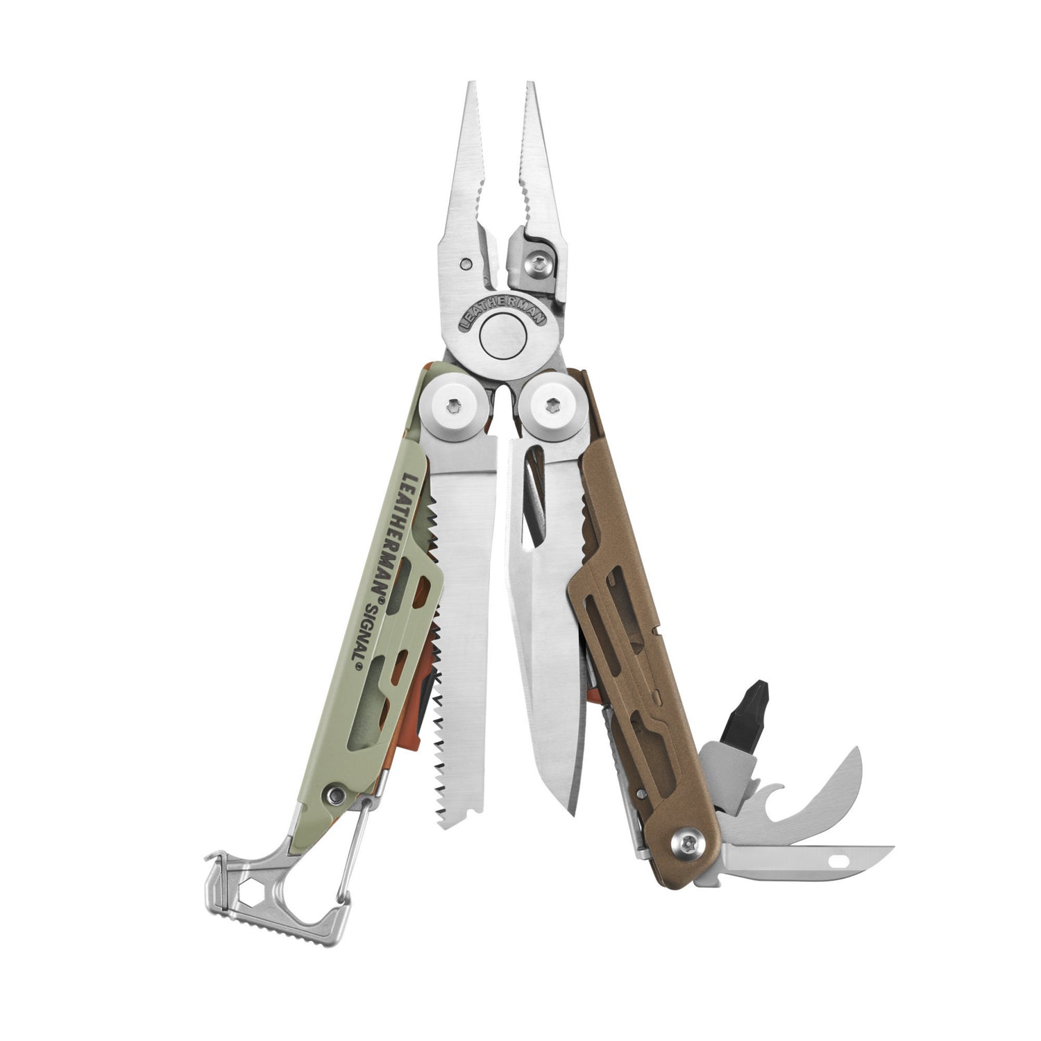 Мультиинструмент LEATHERMAN Мод. SIGNAL MESA VERDE для охоты и туризма в Алматы, Казахстан