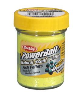 Паста BERKLEY POWERBAIT NATURAL GLITTER TROUT BAIT — приманка, снасти и аксессуары для рыбалки | Алматы, Казахстан