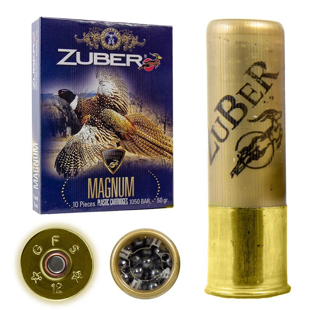  Патрон для гладкоствольного оружия ZUBER Magnum (12/76)(50г)(№4)(3,25мм) в Алматы | Казахстан | Корган Центр | KORGAN