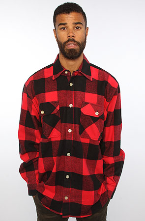 Рубашка ROTHCO Мод. EXTRA HEAWYWEIGHT FLANNEL (Red) — одежда для охоты, рыбалки, туризма и города | KORGAN.KZ