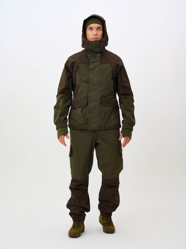 Костюм демисезонный "STRONG PRO" -5 °C ПК  (тк.таслан)(хаки) — куртки, жилеты, маскировочные костюмы, одежда для рыбалки и охоты | KORGAN Казахстан