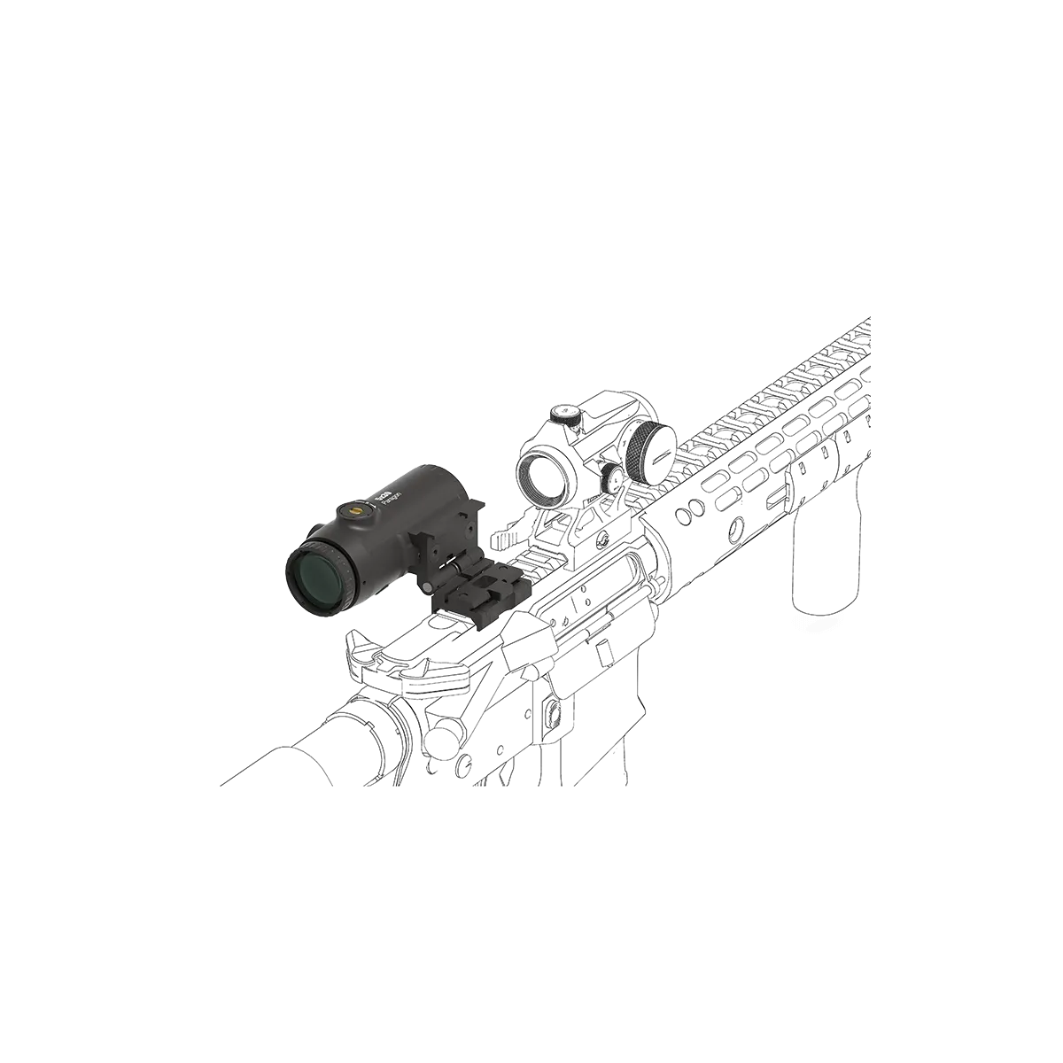 Увеличитель VECTOR OPTICS Мод. PARAGON 5x30 для охоты в Алматы, Казахстан