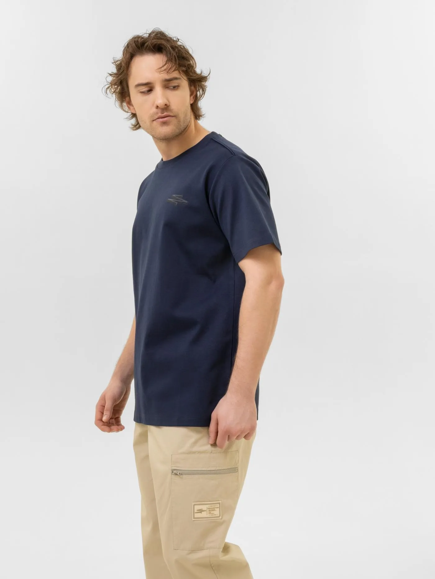 Футболка мужская Remington Casual Logo Dark Blue — одежда для охоты, рыбалки, туризма и города | KORGAN.KZ