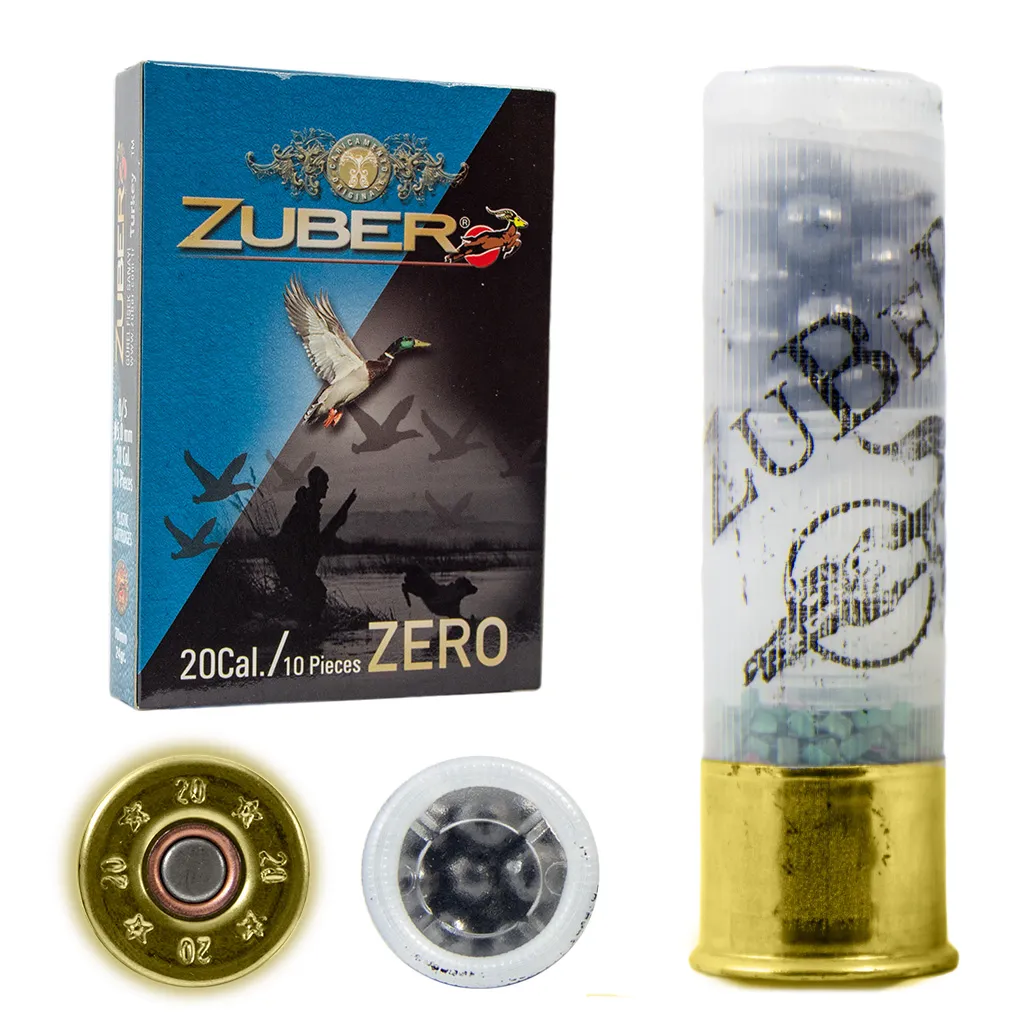 Патрон для гладкоствольного оружия ZUBER Zero (20/70)(24г)(6,2мм x 27шт) в Алматы | Казахстан | Корган Центр | KORGAN