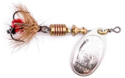 Блесна MEPPS AGLIA MOUCHE (silver red fly) — купить Вертушки в Алматы | KORGAN