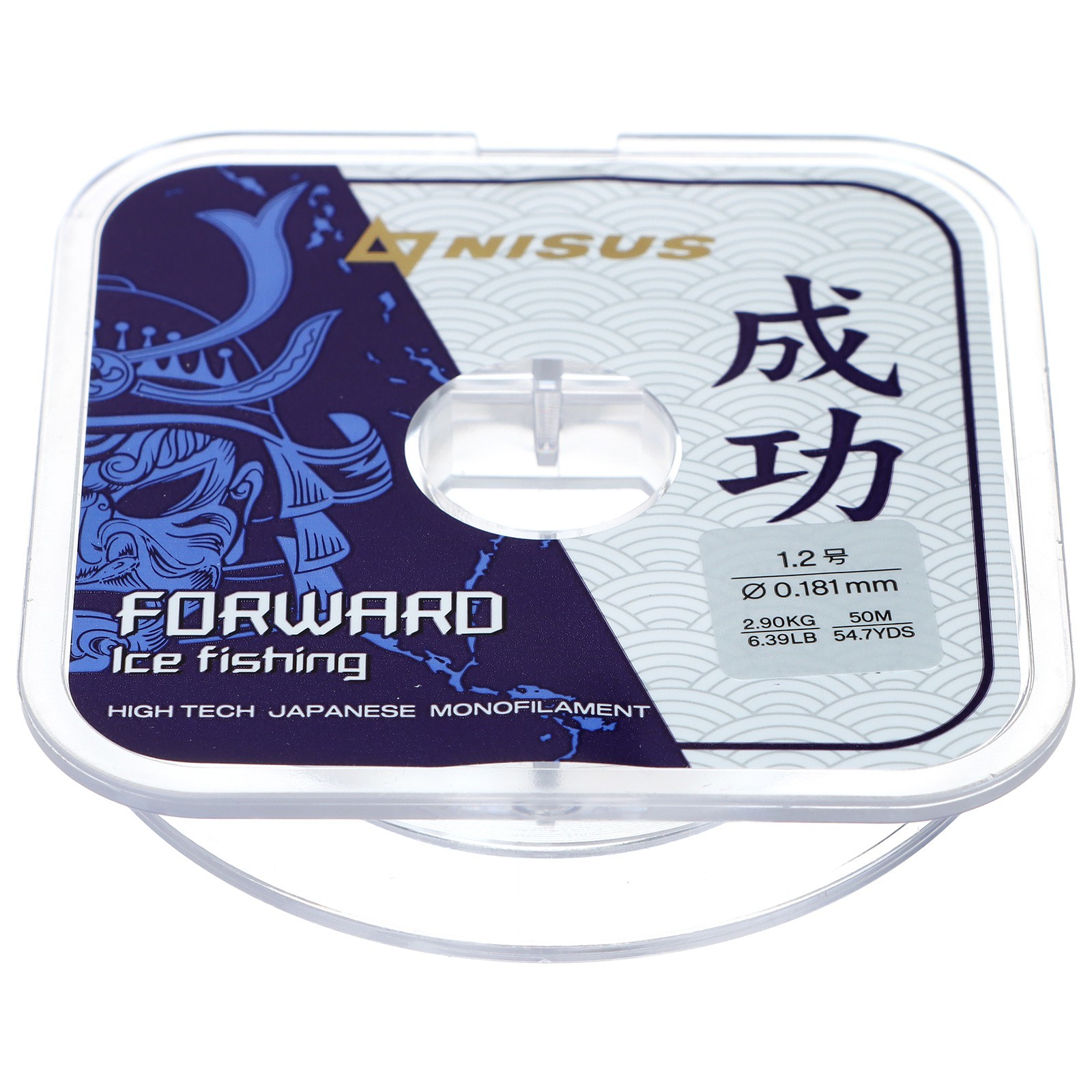 Леска NISUS Мод. FORWARD ICE Clear — зимняя леска, снасти и аксессуары для рыбалки | Алматы, Казахстан