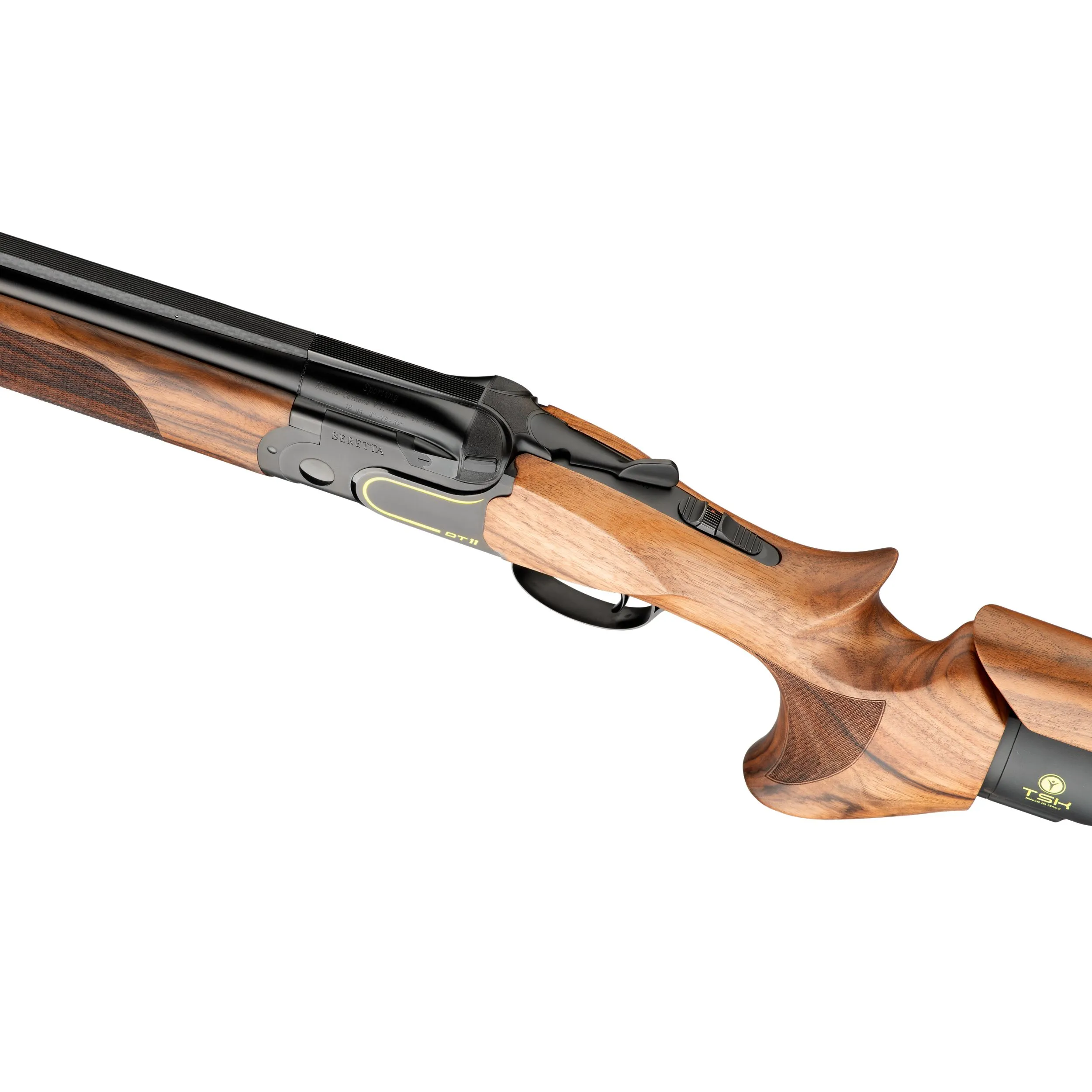 Гладкоствольное ружье BERETTA Мод. DT11 SKEET BLACK DLC PRO  (двуствольное) калибра 12/70 — детальное фото