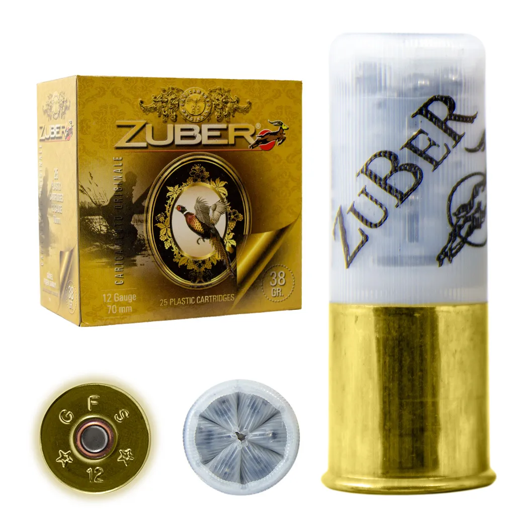  Патрон для гладкоствольного оружия ZUBER (12/70)(38г)(№4)(3,25мм) в Алматы | Казахстан | Корган Центр | KORGAN
