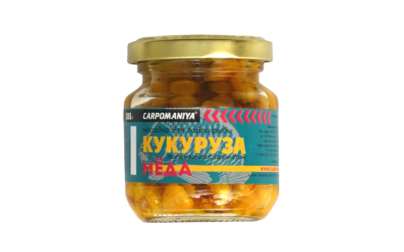 Кукуруза КАРПОМАНИЯ (полумягкая)(жёлтая с аром.мёда)(105г.) — приманка, снасти и аксессуары для рыбалки | Алматы, Казахстан