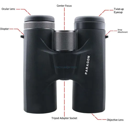 Бинокль VECTOR OPTICS Мод. PARAGON 10X42 BaK-4 ROOF PRISM для охоты и туризма в Алматы, Казахстан