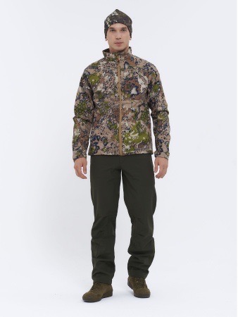 Жакет "RIDGE" (SoftShell, Forest Green) — куртки, жилеты, маскировочные костюмы, одежда для рыбалки и охоты | KORGAN Казахстан