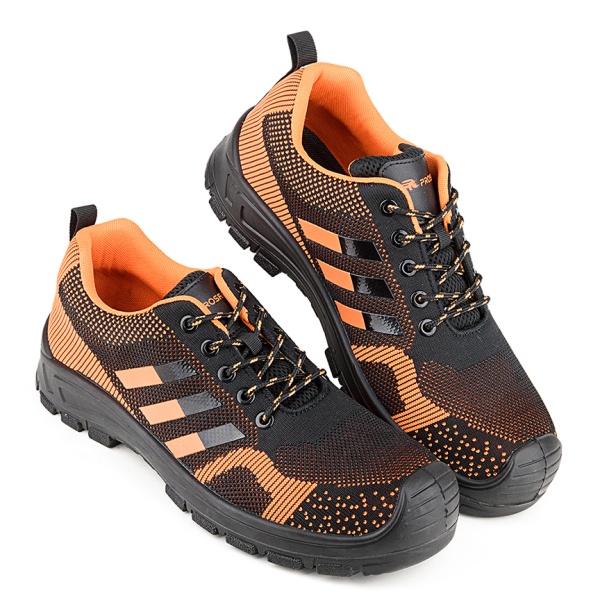 Полуботинки летние ЭлитСпецОбувь (кожа/текстиль/композит)(чертый/оранж) — обувь, стельки и уход за обувью | KORGAN.KZ