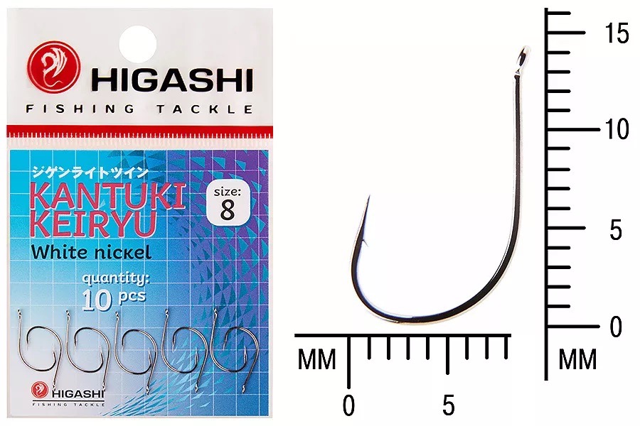 Крючки HIGASHI Мод. KANTUKI KEIRYU #8 — рыболовный крючок, снасть и аксессуары для рыбалки | Алматы, Казахстан
