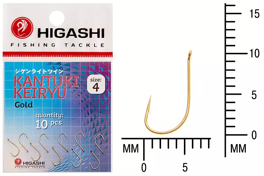 Крючки HIGASHI Мод. KANTUKI KEIRYU #4 — рыболовный крючок, снасть и аксессуары для рыбалки | Алматы, Казахстан