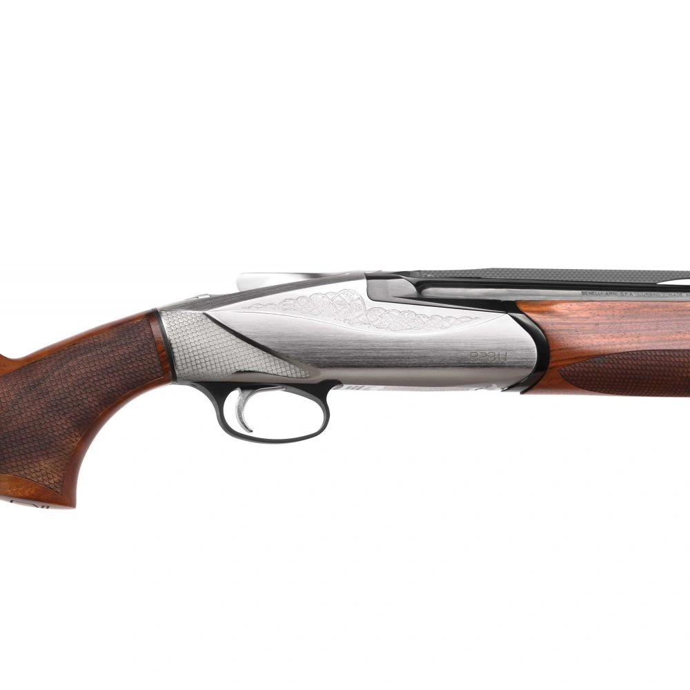 Гладкоствольное ружье BENELLI Мод. 828U SILVER WOOD P-COMFORT POWERBORE CRIO (двуствольное) калибра 12/76 — детальное фото
