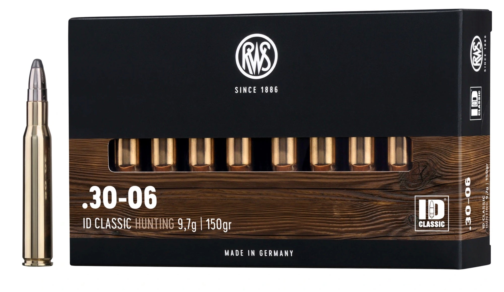 Купить Патрон для нарезного оружия RWS (.30-06 Sprg.) ID Classic (150grs)(9,7г) в Алматы | Казахстан | Корган Центр