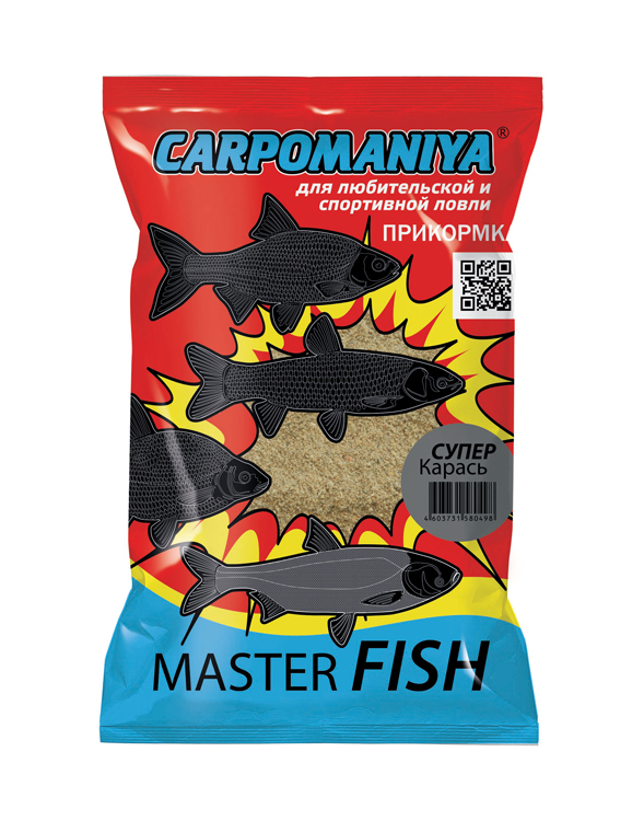 Прикормка КАРПОМАНИЯ MASTER FISH (супер карась)(1кГ) — приманка, снасти и аксессуары для рыбалки | Алматы, Казахстан