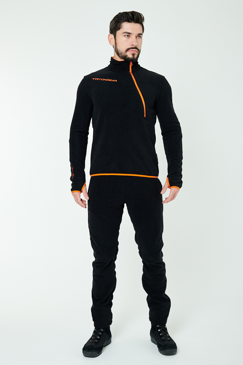 Костюм TRITON "SHOOTER" (тк. флис 250гр)(черный) — куртки, жилеты, маскировочные костюмы, одежда для рыбалки и охоты | KORGAN Казахстан