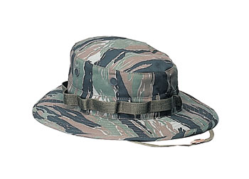 Шляпа ROTHCO Мод. BOONIE (Tiger Stripe Camo) — головной убор для рыбалки, охоты и туризма | KORGAN.KZ