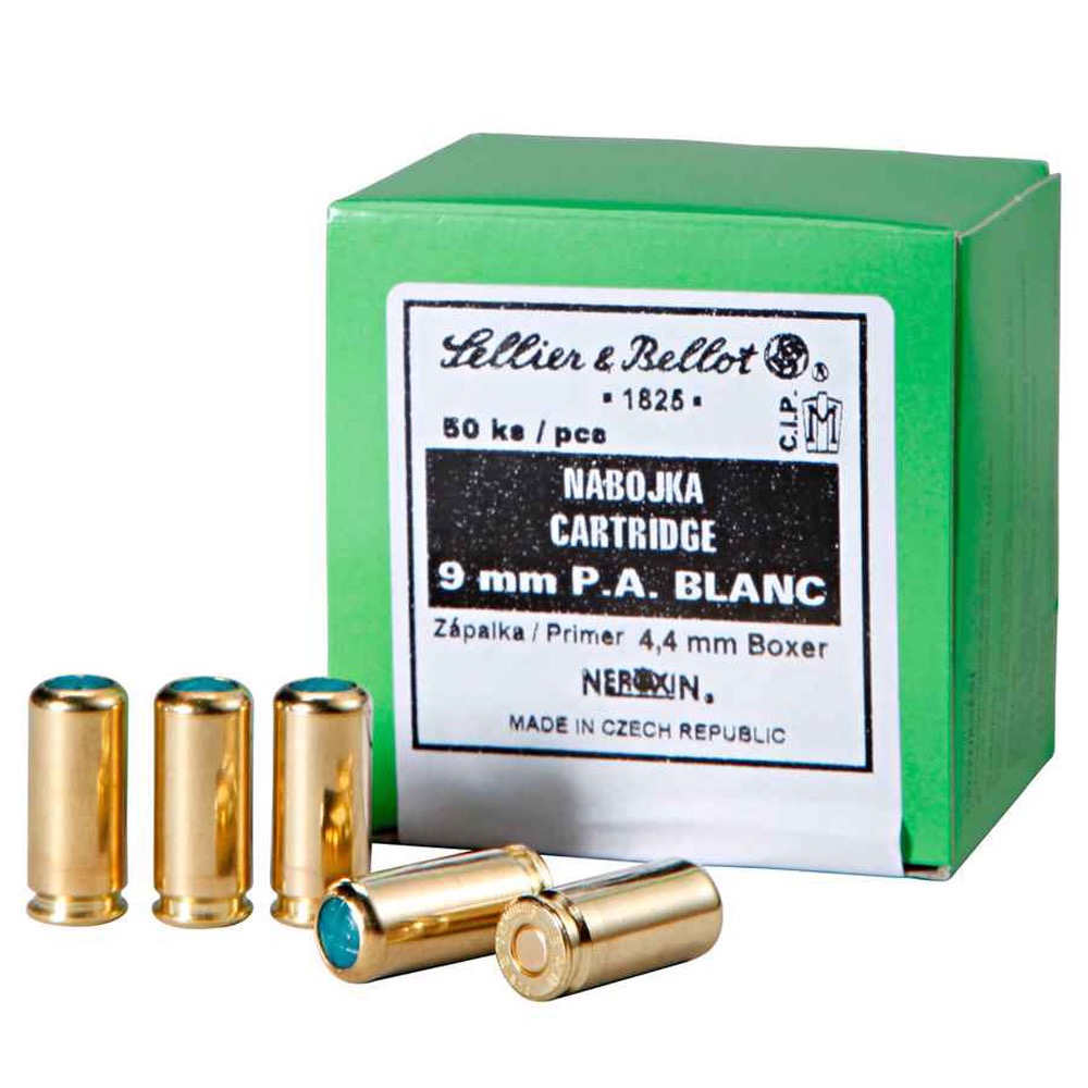 Холостой патрон S&B (9mm P.A.)  купить в Алматы