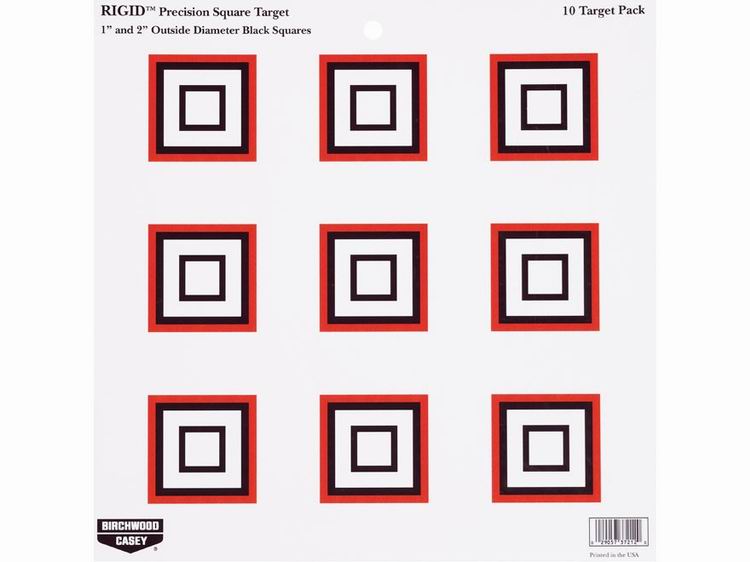 Мишени (бумажные) BIRCHWOOD Мод. RIGID 12" PRECISION SQUARES для спортивной стрельбы в Алматы, Казахстан