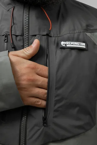 Куртка забродная Remington  Fishing  Rivers Black/Grey — куртки, жилеты, маскировочные костюмы, одежда для рыбалки и охоты | KORGAN Казахстан