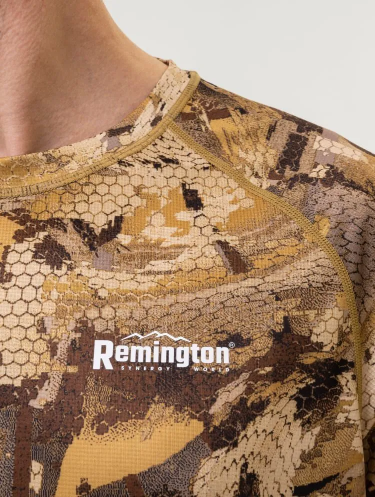 Футболка Remington Moisture Removal Yellow Waterfowl Honeycombs — одежда для охоты, рыбалки, туризма и города | KORGAN.KZ