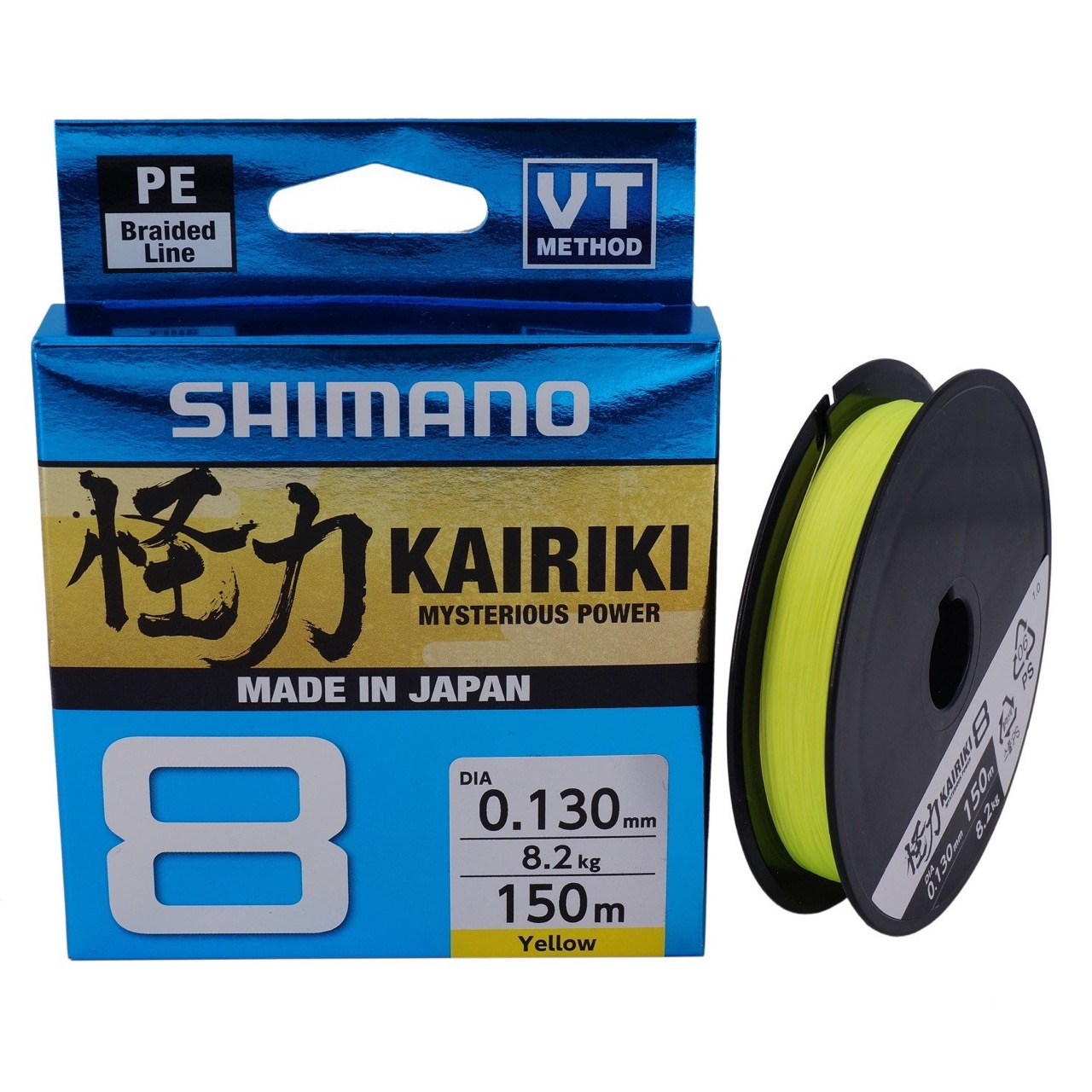 Шнур SHIMANO KAIRIKI 8 YELLOW — рыболовная леска, снасти и аксессуары | Алматы, Казахстан
