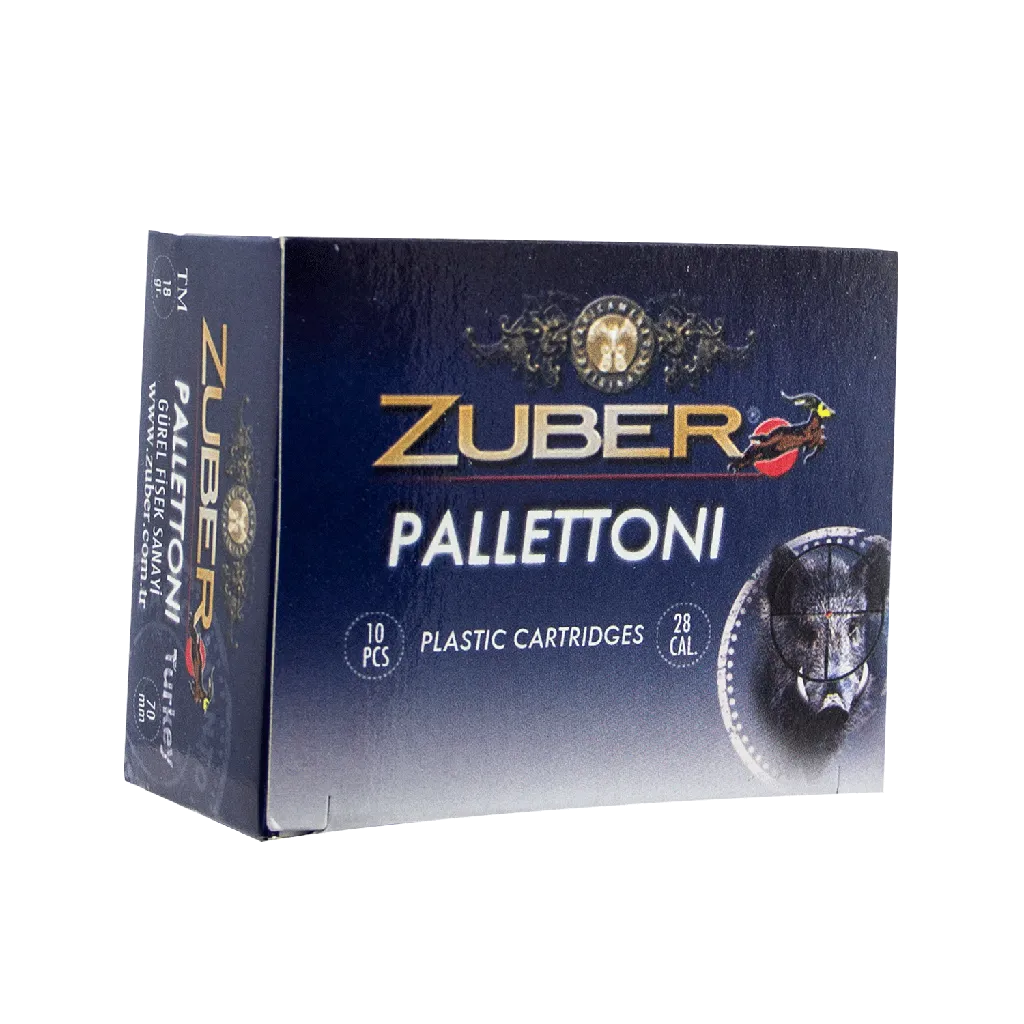 Патрон для гладкоствольного оружия ZUBER Pallettoni (28/70)(18г)(6,2мм x 12шт) в Алматы | Казахстан | Корган Центр | KORGAN