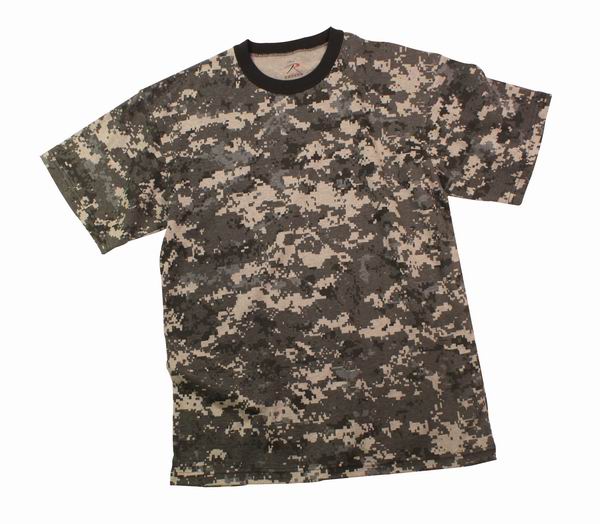 Майка ROTHCO Мод. MILITARY (короткий рукав)(poly/cotton)(Subdued Urban Digital Camo) — одежда для охоты, рыбалки, туризма и города | KORGAN.KZ