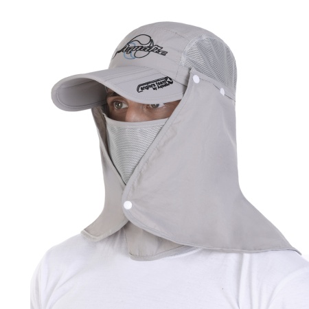 Кепка складная с защитой лица и шеи Aquatic КА-15СС — головной убор для рыбалки, охоты и туризма | KORGAN.KZ