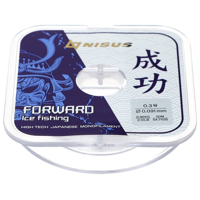Леска NISUS Мод. FORWARD ICE Clear — зимняя леска, снасти и аксессуары для рыбалки | Алматы, Казахстан