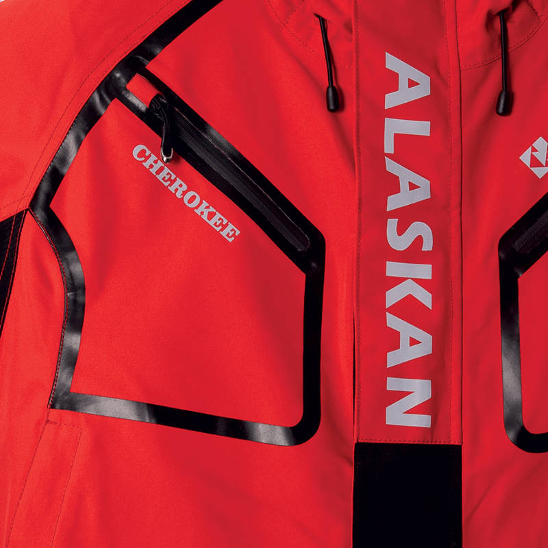 Костюм зимний Alaskan Cherokee поддерживающий красный/черный — куртки, жилеты, маскировочные костюмы, одежда для рыбалки и охоты | KORGAN Казахстан