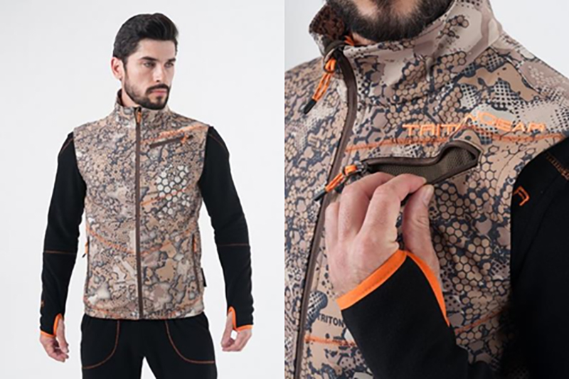 Жилет TRITON "IRBIS" (тк.soft shell)(duck hanter) для рыбалки и охоты в Алматы, Казахстан