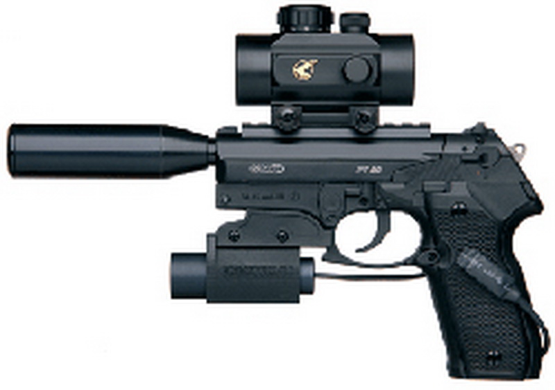 Фото Пневматический пистолет GAMO Мод. PT-80 TACTICAL — пневматический пистолет купить в Алматы