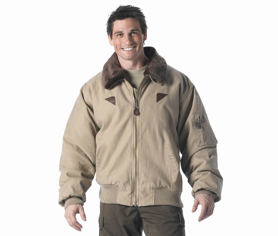 Куртка ROTHCO Мод. VINTAGE BOMBER B-15A (Khaki) — куртки, жилеты, маскировочные костюмы, одежда для рыбалки и охоты | KORGAN Казахстан