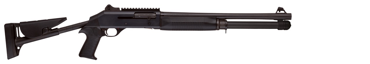 Гладкоствольное ружье BENELLI Moд. M4 BLACK TELESCOPIC (полуавтоматическое) калибра 12/76 — детальное фото