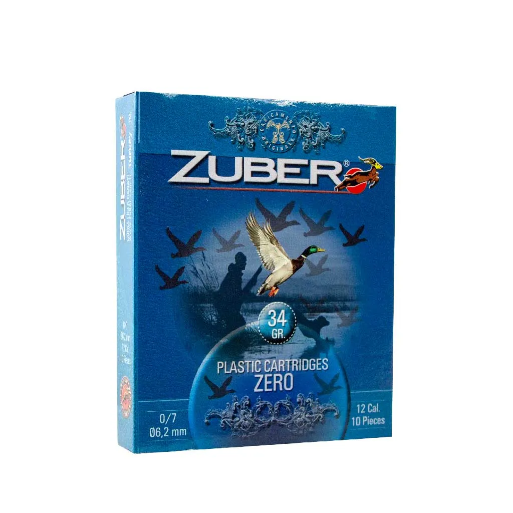  Патрон для гладкоствольного оружия ZUBER Zero (12/70)(34г)(№00)(4,5мм) в Алматы | Казахстан | Корган Центр | KORGAN