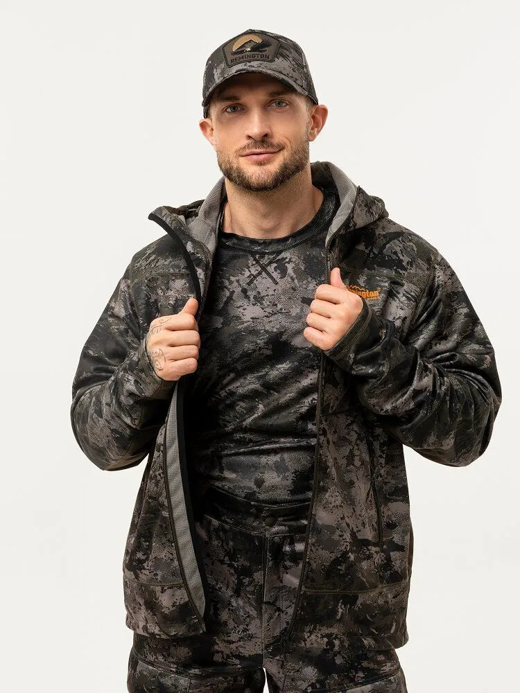 Костюм Remington Stalker Renewed Black Camo — куртки, жилеты, маскировочные костюмы, одежда для рыбалки и охоты | KORGAN Казахстан