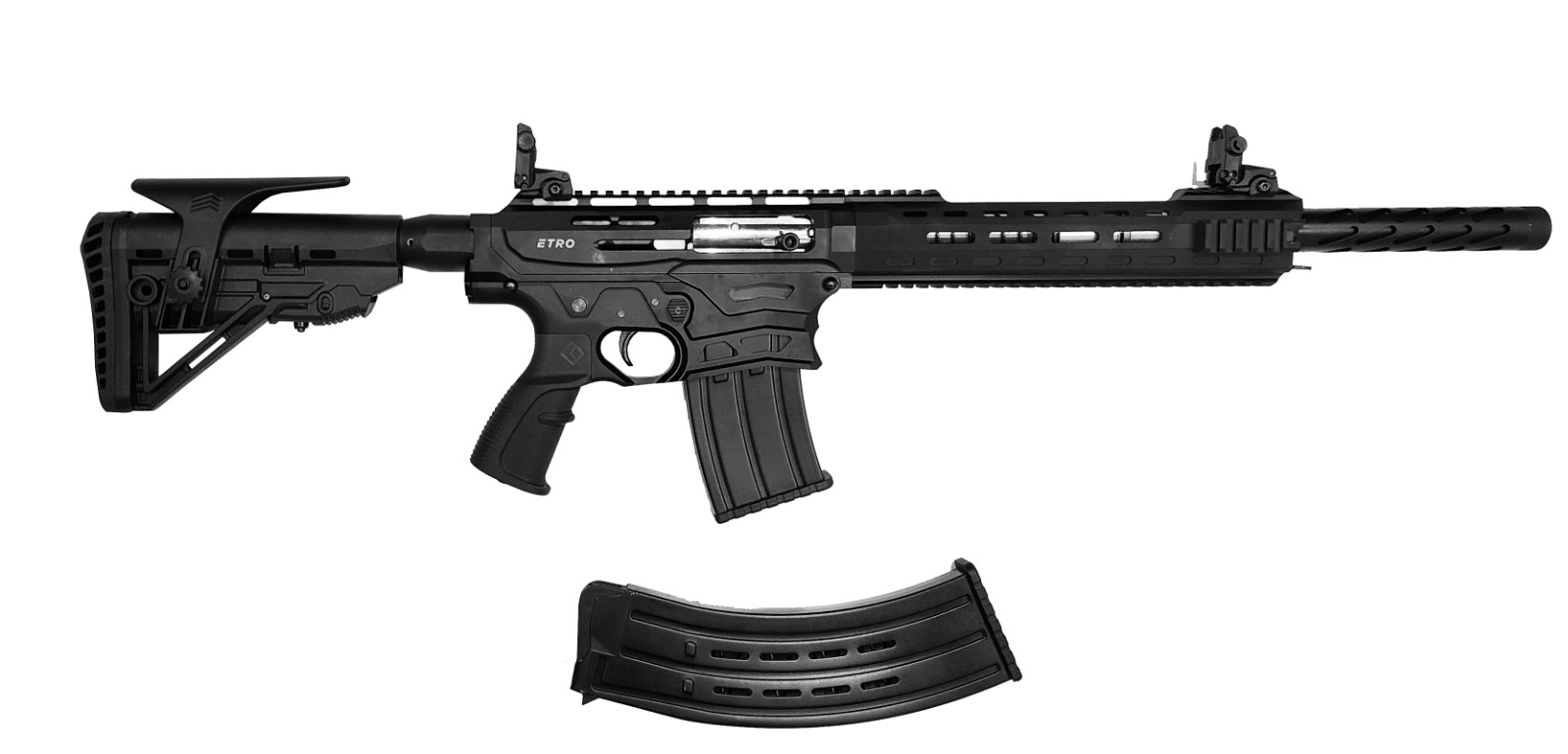 Гладкоствольное ружье ATA ARMS Moд. ETRO MFED PLUS BLACK (полуавтоматическое) калибра 12/76 — детальное фото