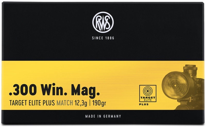 Купить Патрон для нарезного оружия RWS (.300 Win.Mag.) Target Elite Plus (190grs)(12,3г) в Алматы | Казахстан | Корган Центр