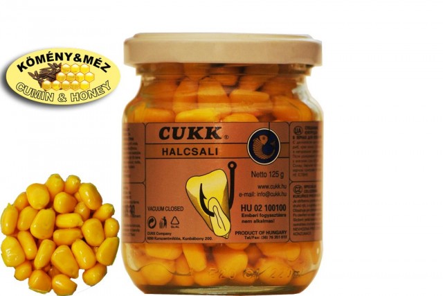 Кукуруза CUKK DELIKATES EXTRA (аромат меда c тмином-желтая)(220мл.-125г.) — приманка, снасти и аксессуары для рыбалки | Алматы, Казахстан
