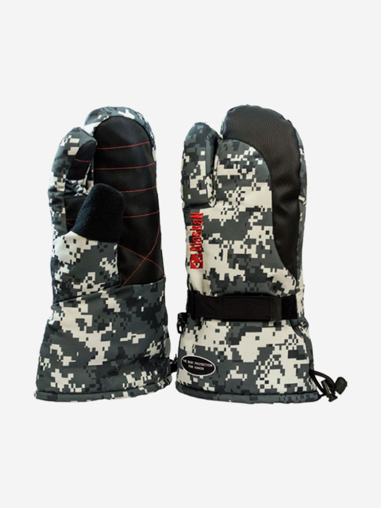 Варежки Alaskan Two Fingers Camo — технические характеристики, материалы и назначение | KORGAN
