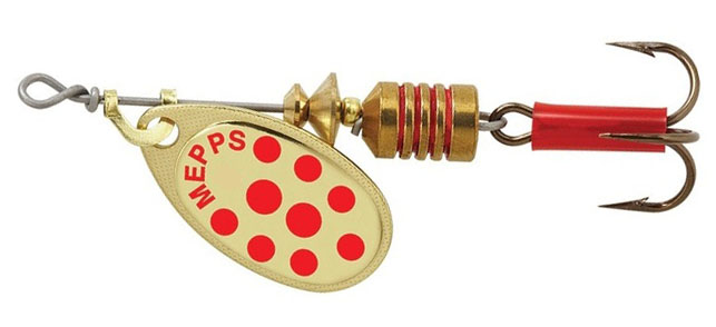 Блесна MEPPS AGLIA DECOREE (gold red dots) — купить Вертушки в Алматы | KORGAN