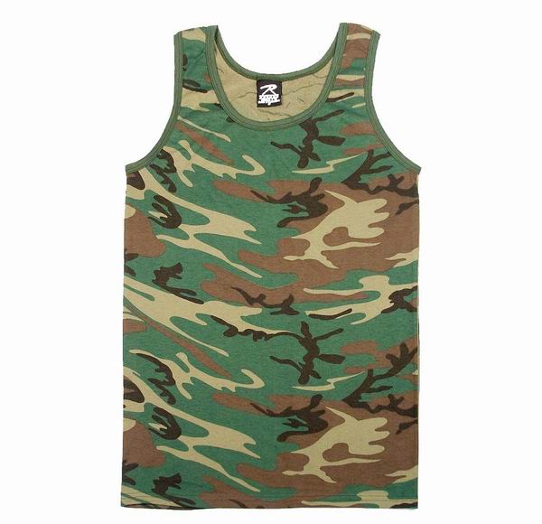 Майка ROTHCO Мод. TANK TOP (poly/cotton)(Woodland Camo) — одежда для охоты, рыбалки, туризма и города | KORGAN.KZ